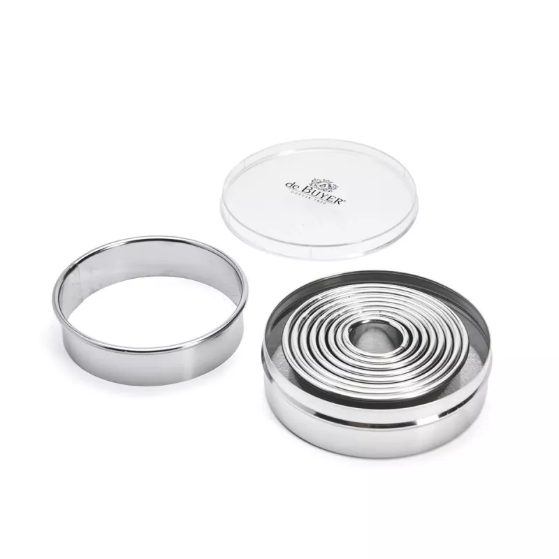 Boîte de 9 découpoirs inox 