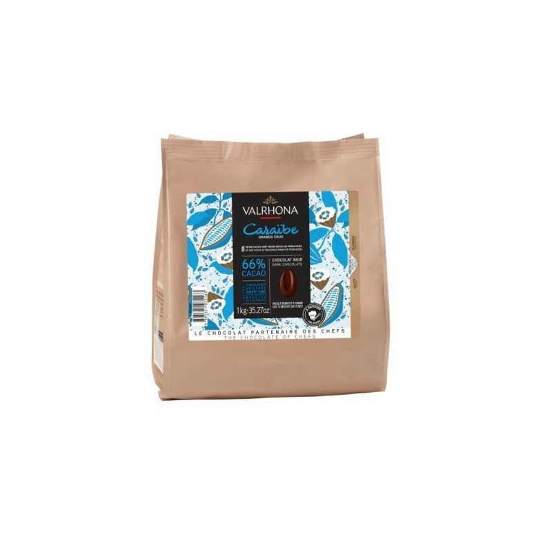 Chocolat Noir Caraïbe 66% Callets 1 kg 