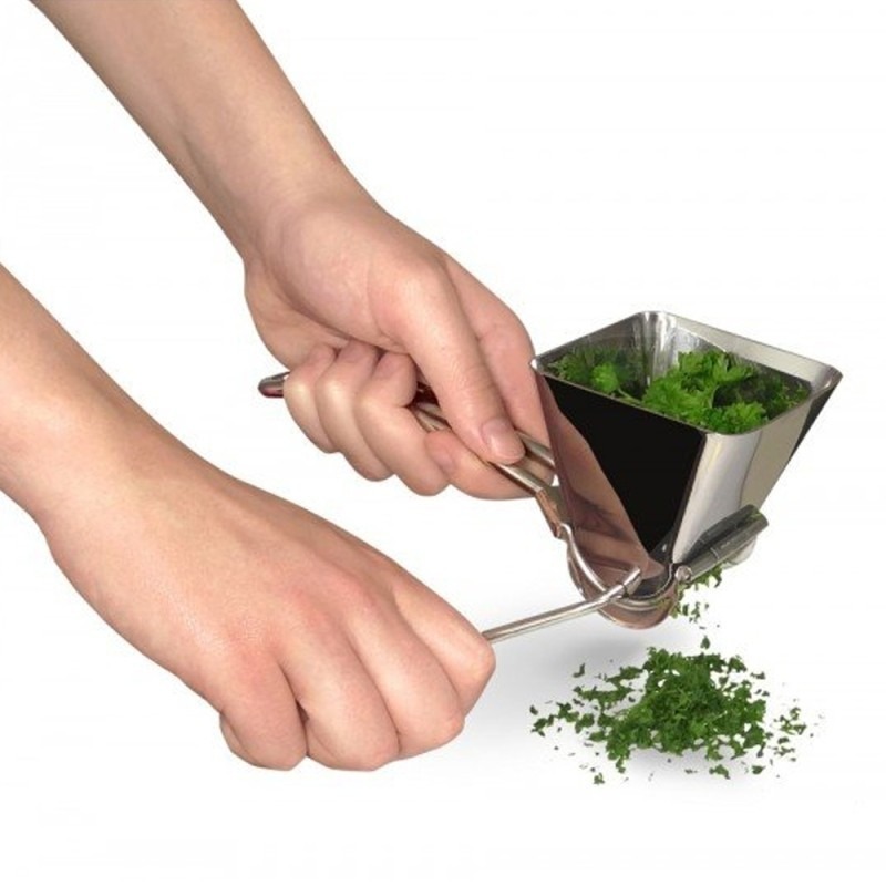 Moulinette à Fines Herbes en Inox 