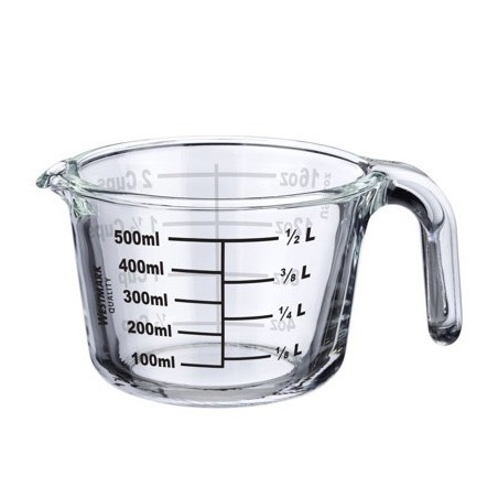 Godet de mesure, verre borosilicate, 0,5 l 