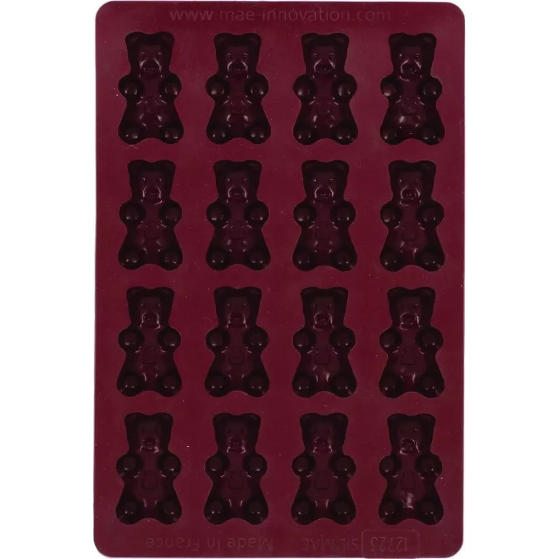 Moule Silicone 16 Oursons  