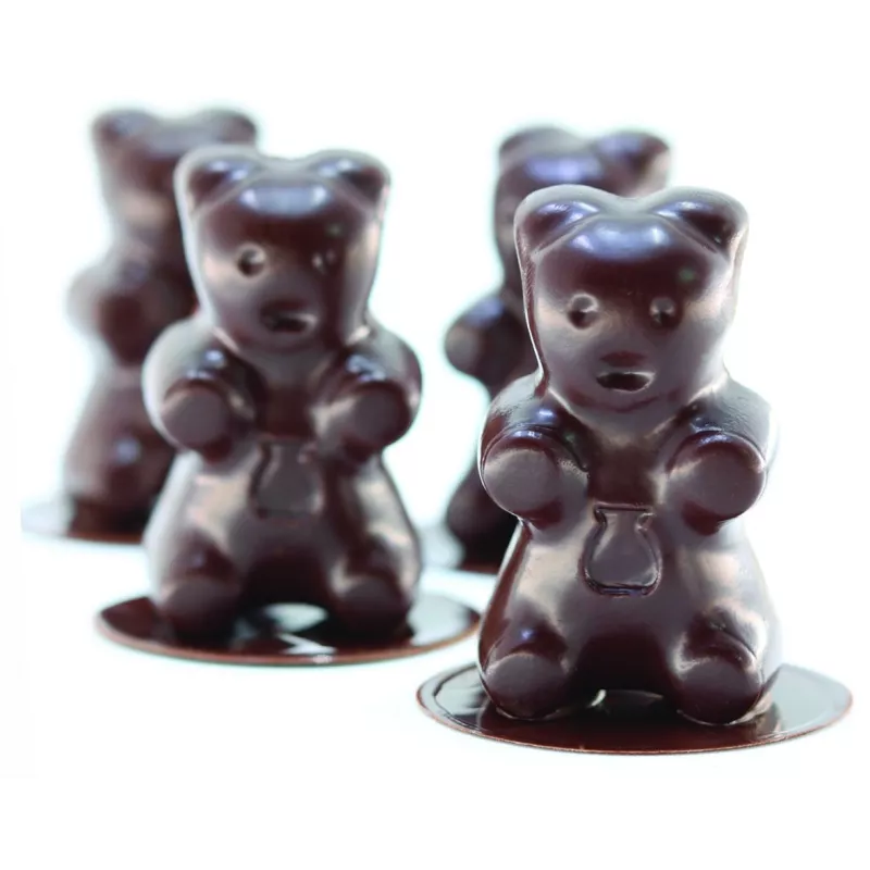 Moule Silicone 16 Oursons  