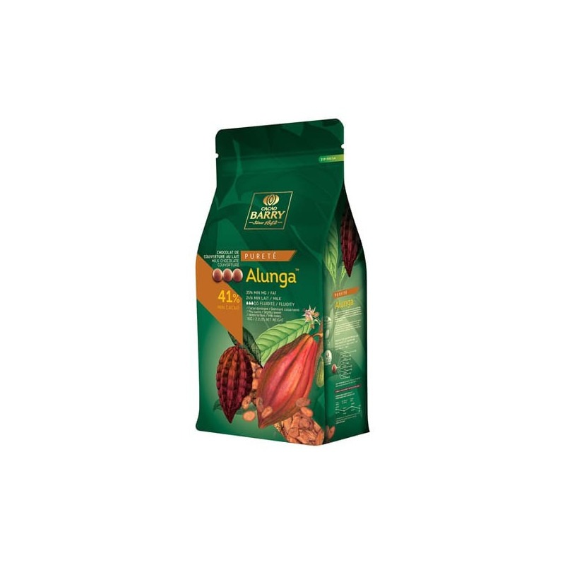 Chocolat au Lait Alunga 41% - 1 kg 