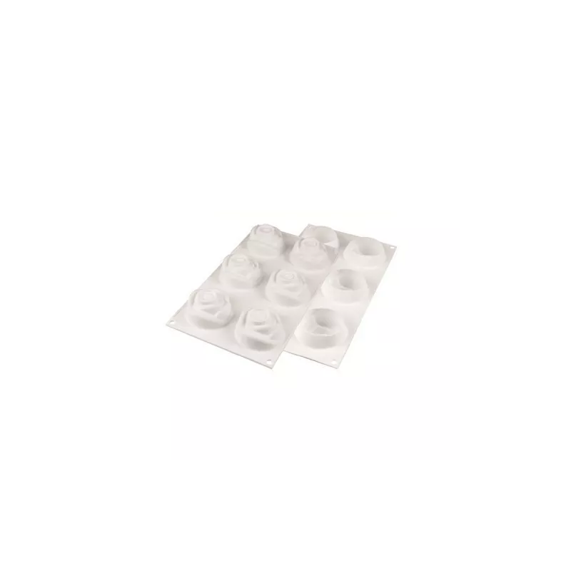 Moule Silicone 6 Roses  