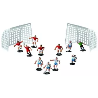 Ensemble de Joueurs de Football - 11 Joueurs + 2 Cages de But  