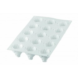 Moule 15 mini rosaces chantilly Ø 4,7 cm  