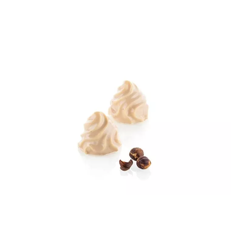 Moule 15 mini rosaces chantilly Ø 4,7 cm  