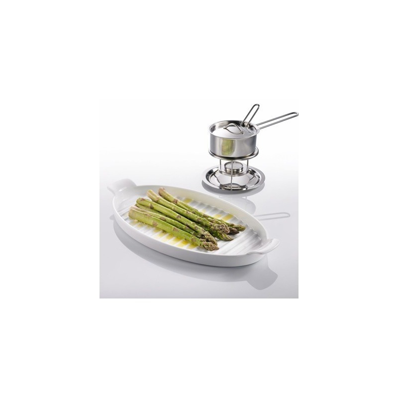 Plat à servir et à asperges 