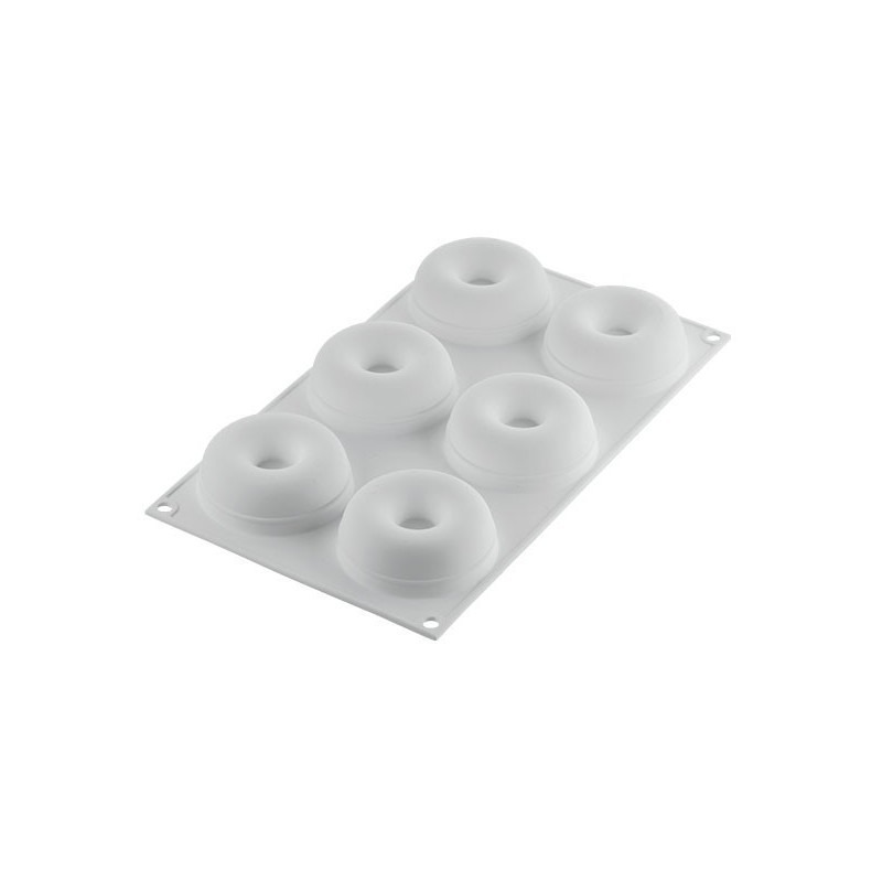 Moule 6 Donuts en Silicone  