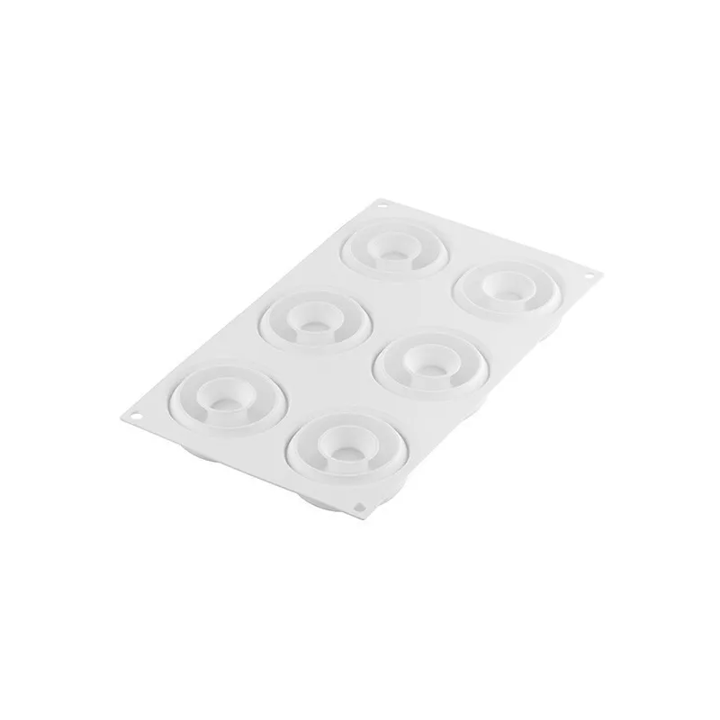 Moule 6 Donuts en Silicone  
