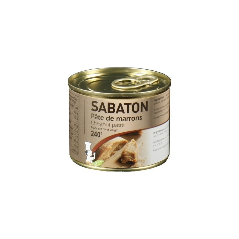 Pâte de Marron - Conserve 1/4 (240 g) 