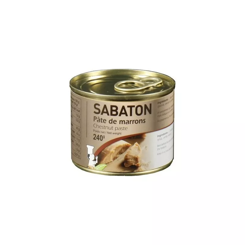 Pâte de Marron - Conserve 1/4 (240 g) 