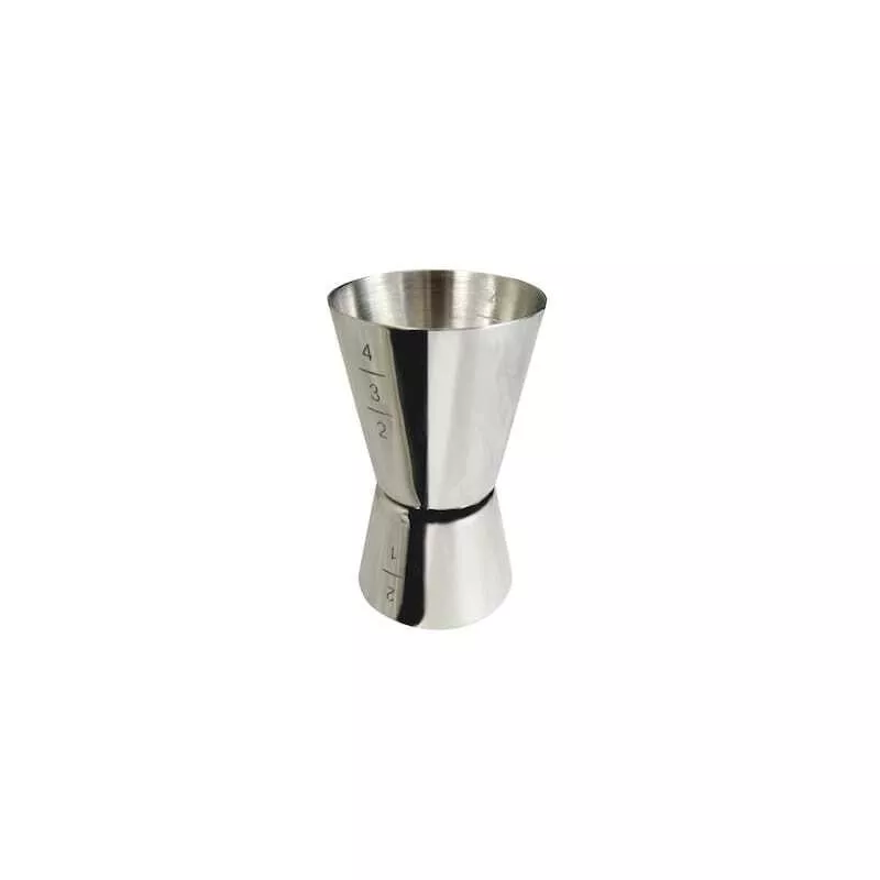 Mesure à Cocktail Double en Inox 2 & 4 cl  