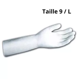 Gants en Latex Naturel Taille:Taille 9 / L