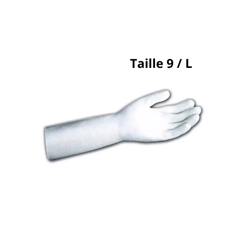 Gants en Latex Naturel Taille:Taille 9 / L