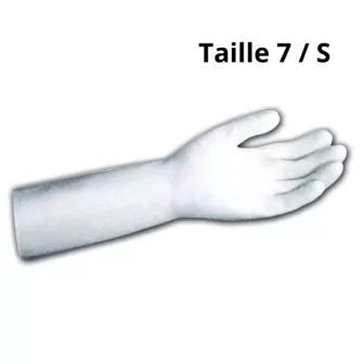 Gants en Latex Naturel Taille:Taille 7 / S