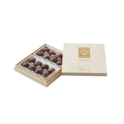 Coffret bois de 16 marrons glacés 320 g | CuisinezPâtissez