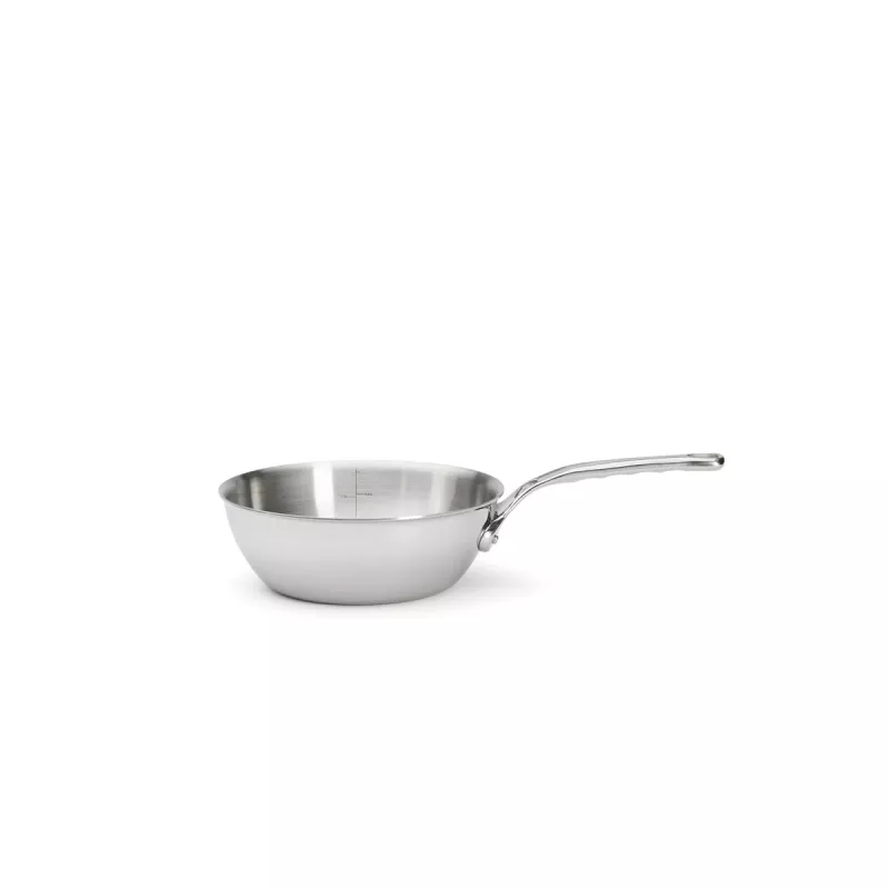 Sauteuse bombée en inox à queue Affinity - Performance et Précision pour Cuisiniers Exigeants