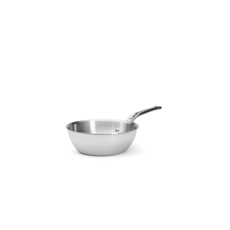 Sauteuse bombée en inox à queue Affinity - Performance et Précision pour Cuisiniers Exigeants