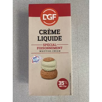 Crème liquide UHT 35% 1L DGF – Chantilly, ganache, cuisine