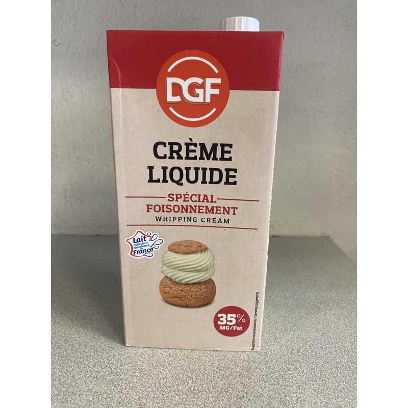 Creme liquide UHT DGF 35% 1L | CuisinezPâtissez