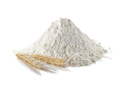 Farine de blé utilisée dans la recette des cookies aux noisettes