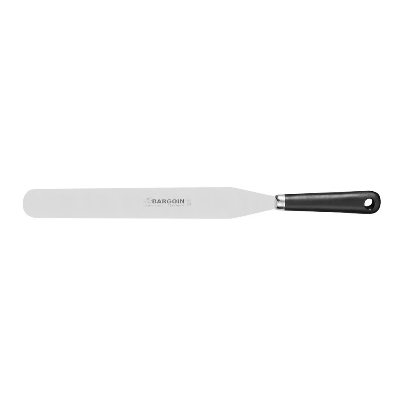 Spatule triangulaire inox 30 cm Bargoin pour pâtisserie et cuisine