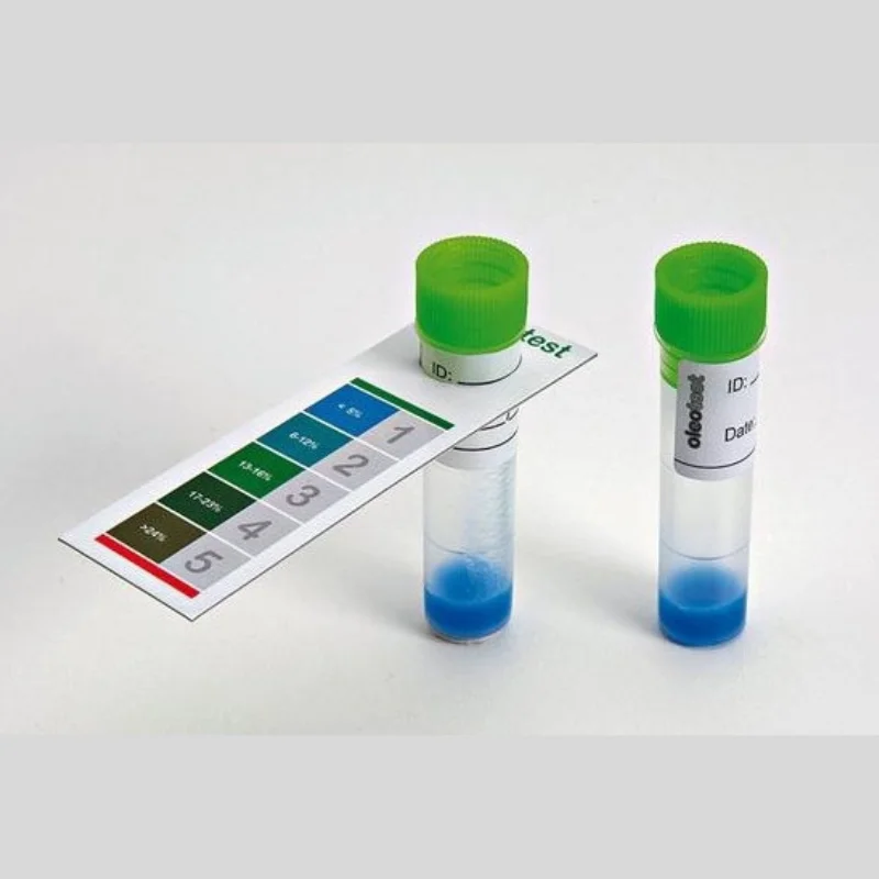 Testeurs d'huile de friture Alla France avec échelle colorimétrique pour mesurer la qualité de l'huile