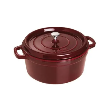 Cocotte en fonte rouge pour mijoter plats familiaux et recettes gourmandes