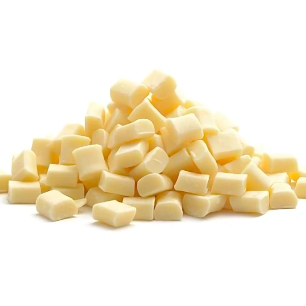 Pépites de chocolat blanc fondantes pour cookies aux noisettes