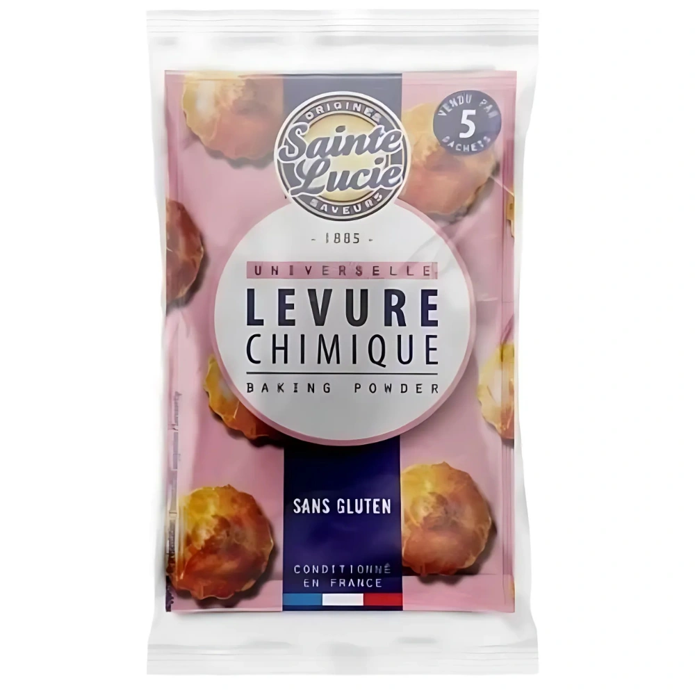 Sachet de levure chimique pour faire lever les cookies au chocolat