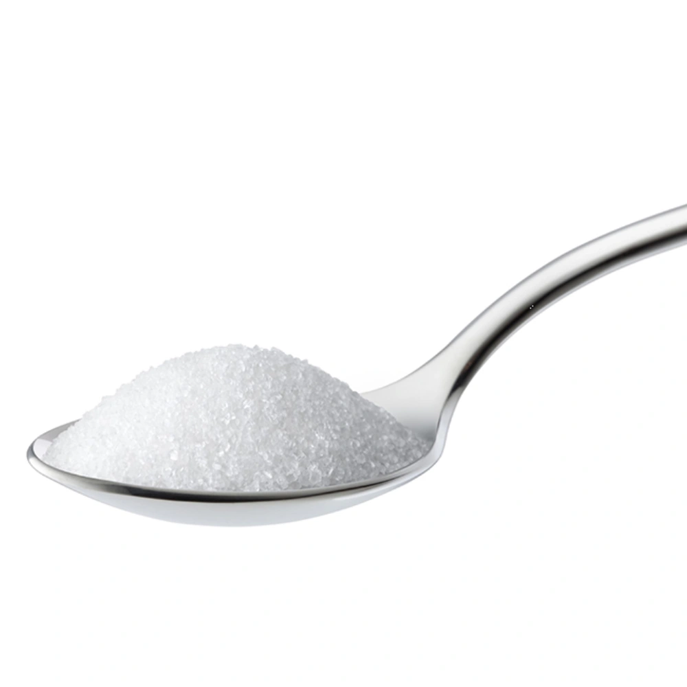Cuillère de sucre blanc cristallisé pour cookies aux 3 chocolatsa