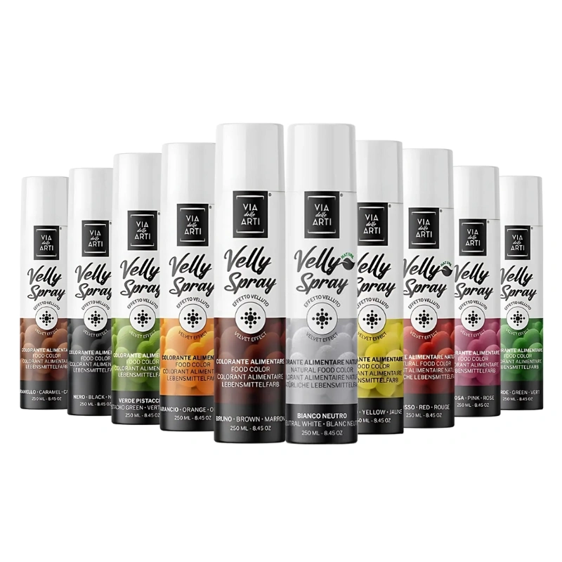Les sprays velours alimentaire chez CuisinezPatissez.fr