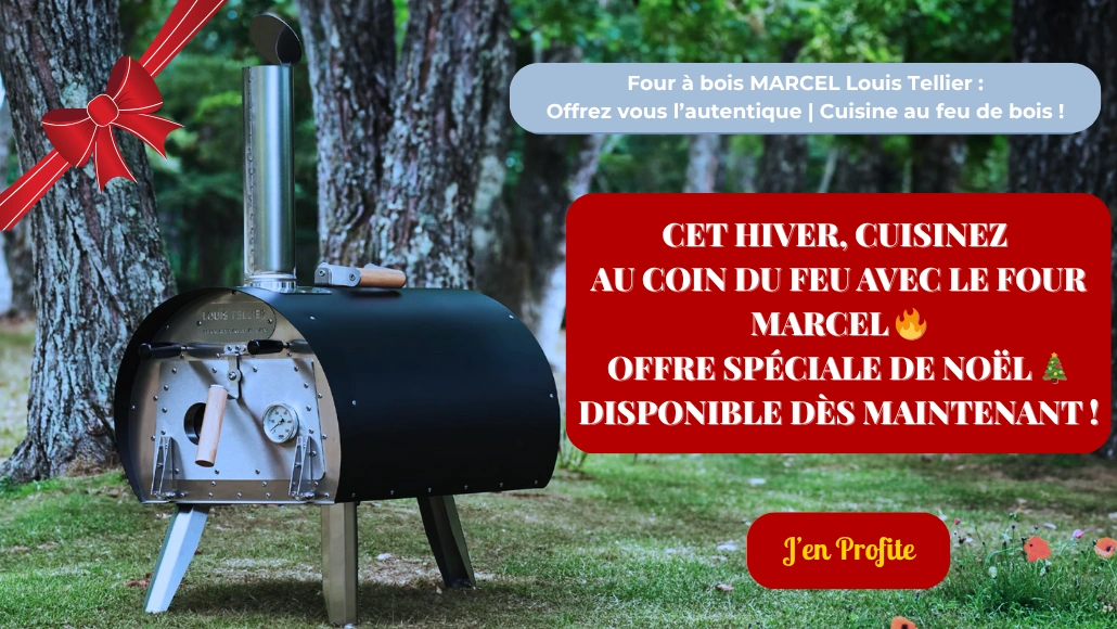 Four à bois extérieur MARCEL Louis Tellier pour cuisson au feu de bois – Pack été en promotion